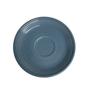 Fiesta Ceramic Saucer Plate 6.25" Diameter Made In USA - Blue